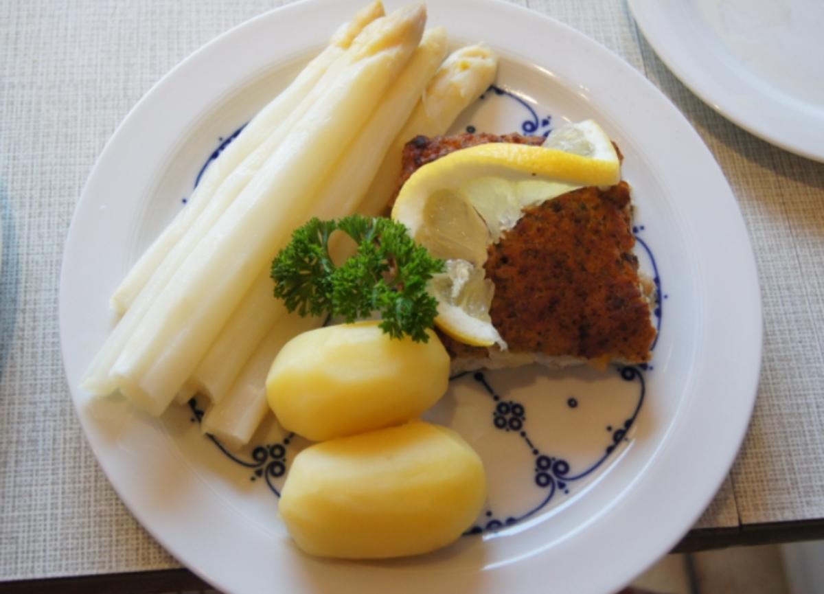 Schlemmerfilet mit Spargel und neuen Kartoffeln - Rezept - Bild Nr. 2657