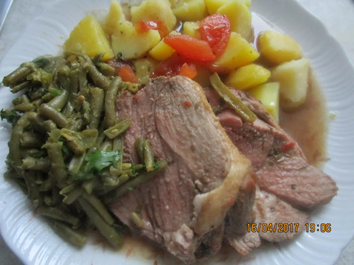 Lammkeule mit Tomatensauce - Rezept - Bild Nr. 2657