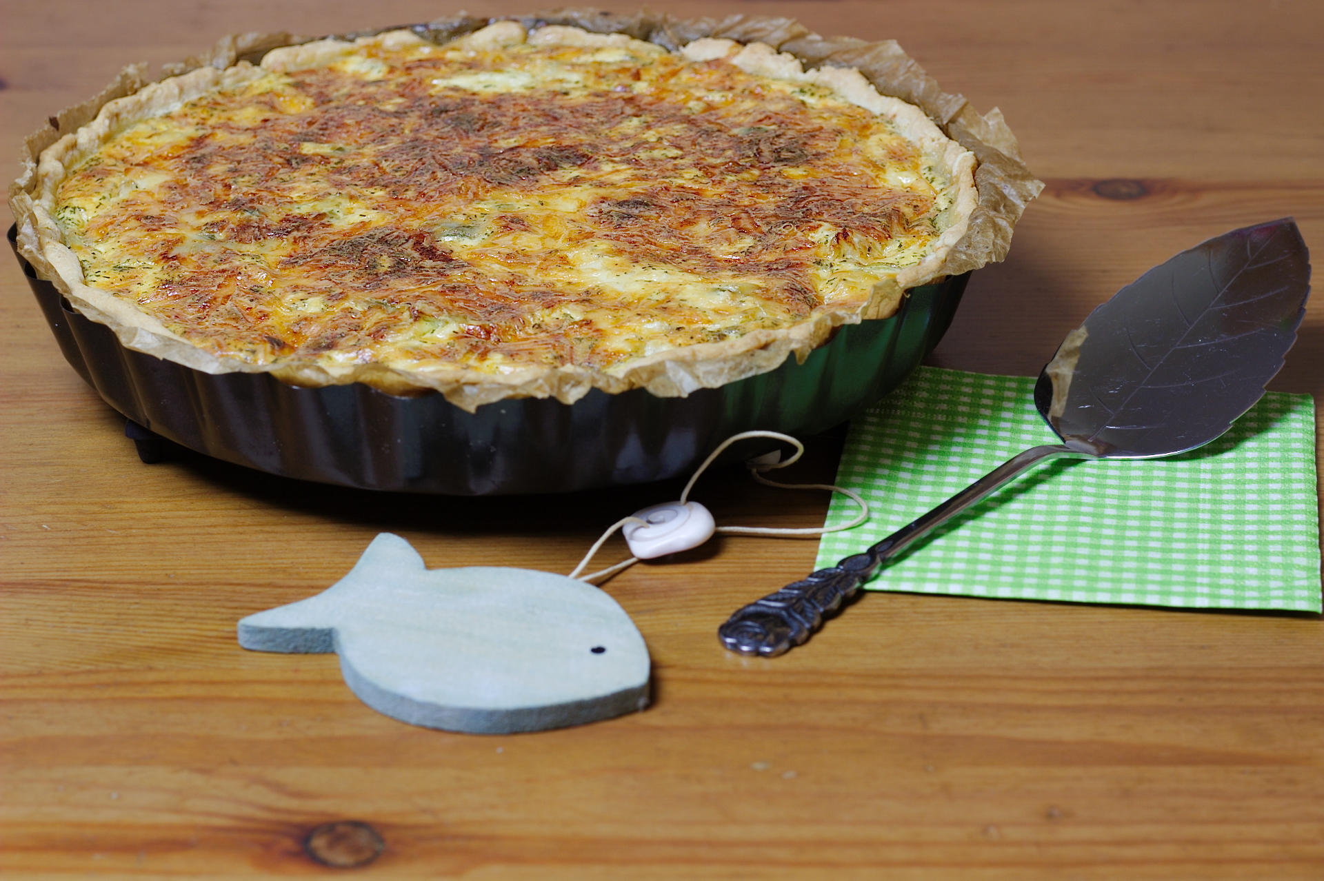 Bilder für Forellen-Lauch-Quiche - Rezept