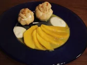 Gefüllte Profiterols auf Beerenspiegel - Rezept - Bild Nr. 2