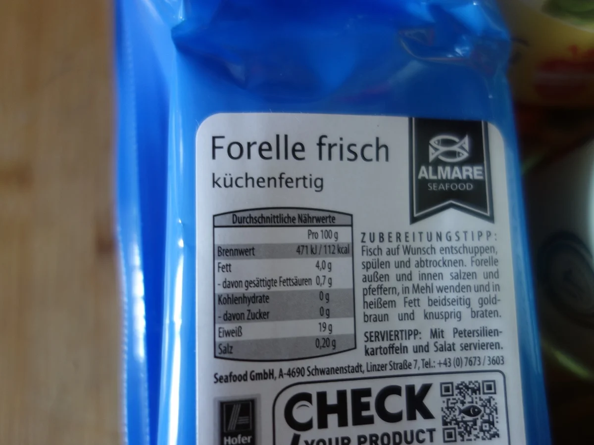 FISCH:  Die blaue Forelle ! - Rezept - Bild Nr. 2682