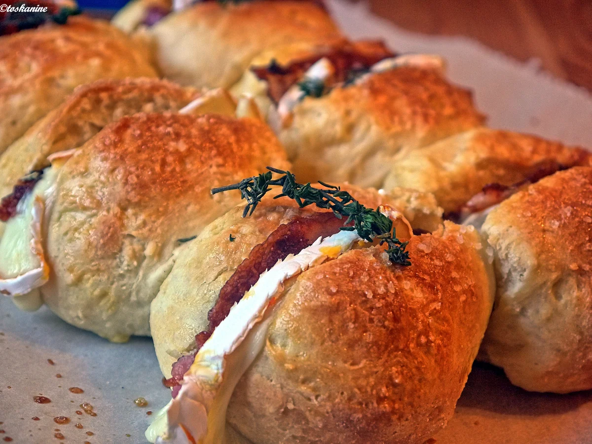 Gefüllte Quarkbrötchen - Rezept - Bild Nr. 2675