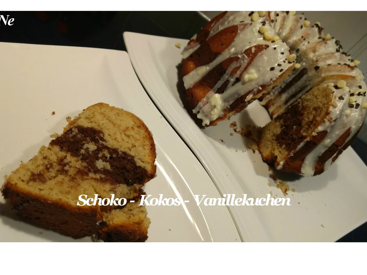 BiNe` S SCHOKO - KOKOS - VANILLEKUCHEN - Rezept - Bild Nr. 2682