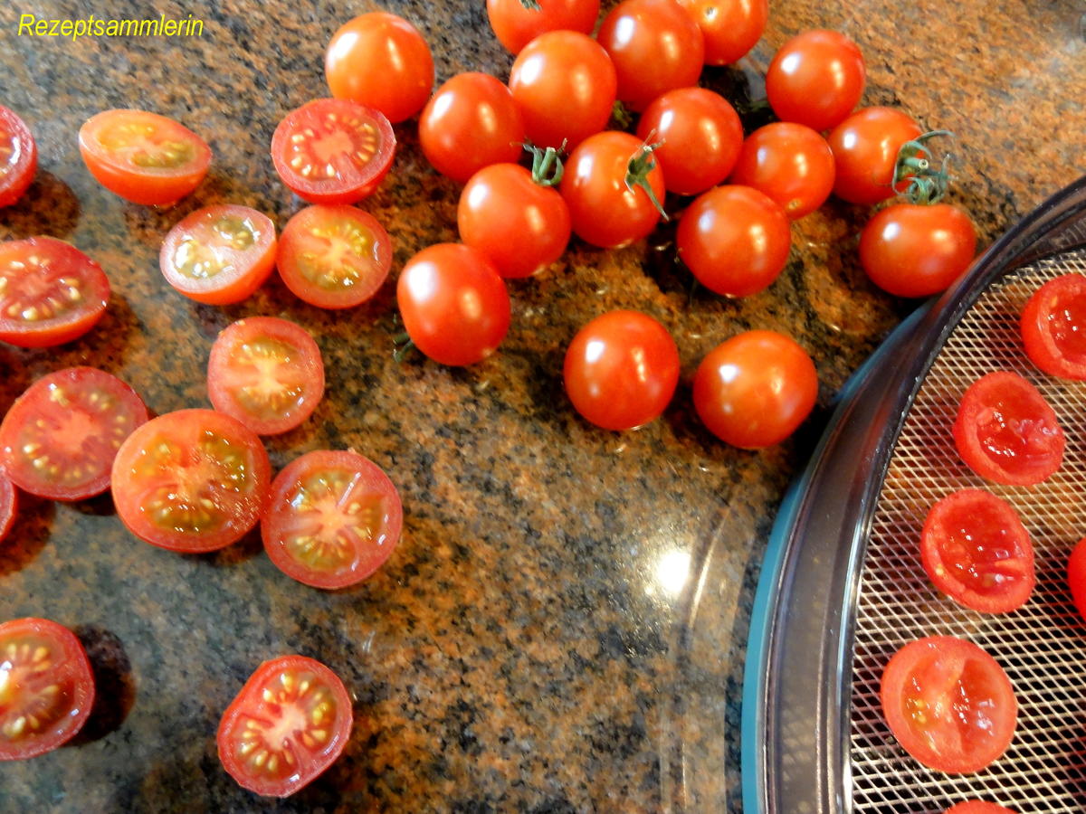 Diverses: CHERRY - TOMATEN; getrocknet + eingelegt - Rezept - kochbar.de