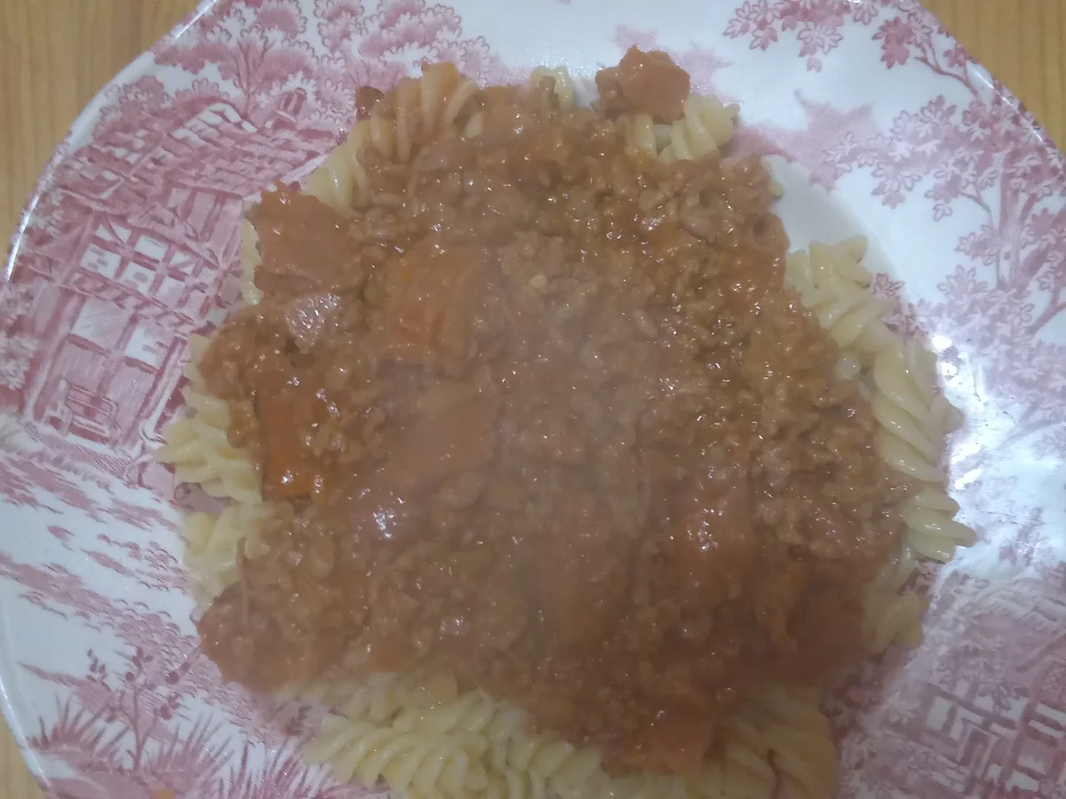 Spaghetti Bolognese mit Bacon - Rezept - Bild Nr. 2681