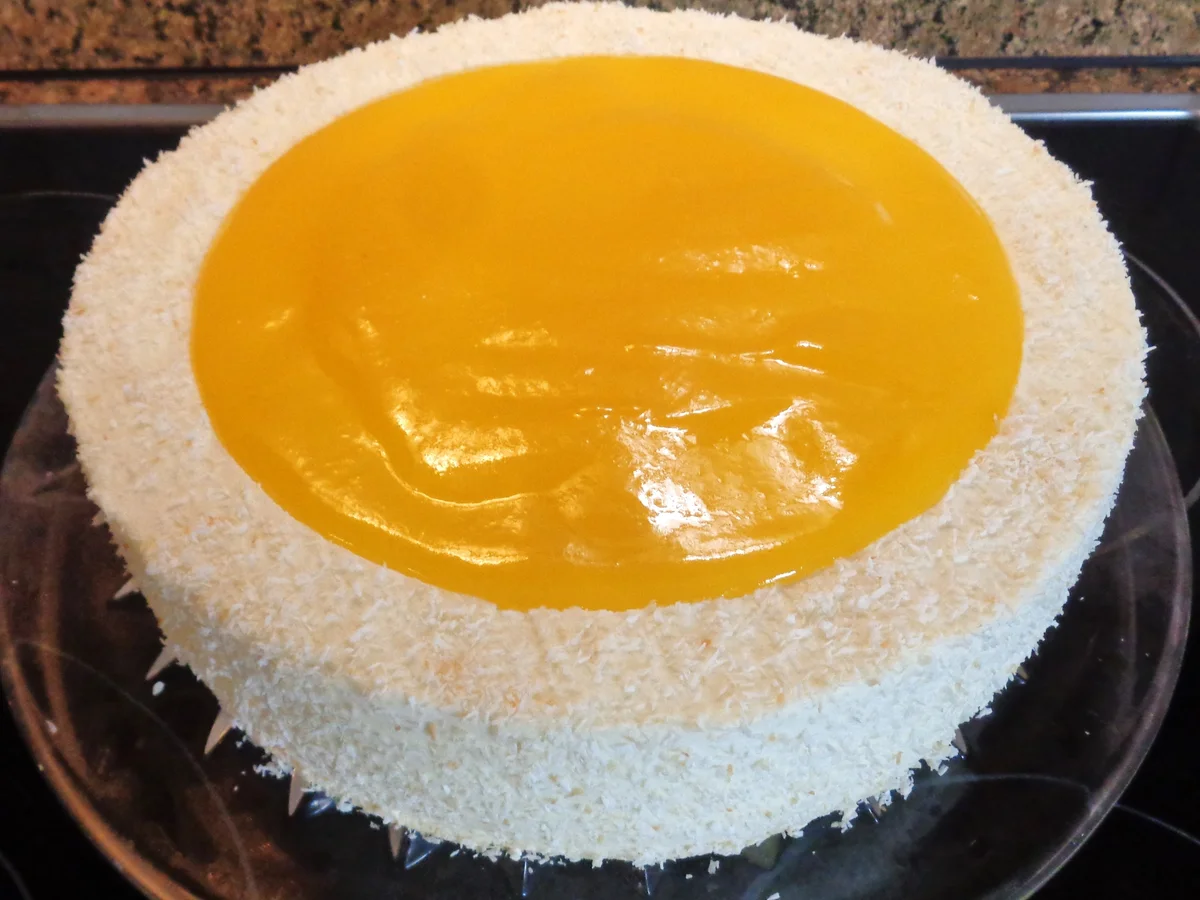 Kokos - Schokoladen - Bananen - Mango - Torte ... - Rezept - Bild Nr. 2700