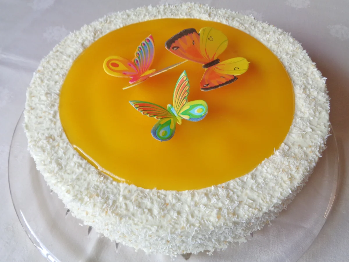 Kokos - Schokoladen - Bananen - Mango - Torte ... - Rezept - Bild Nr. 2704