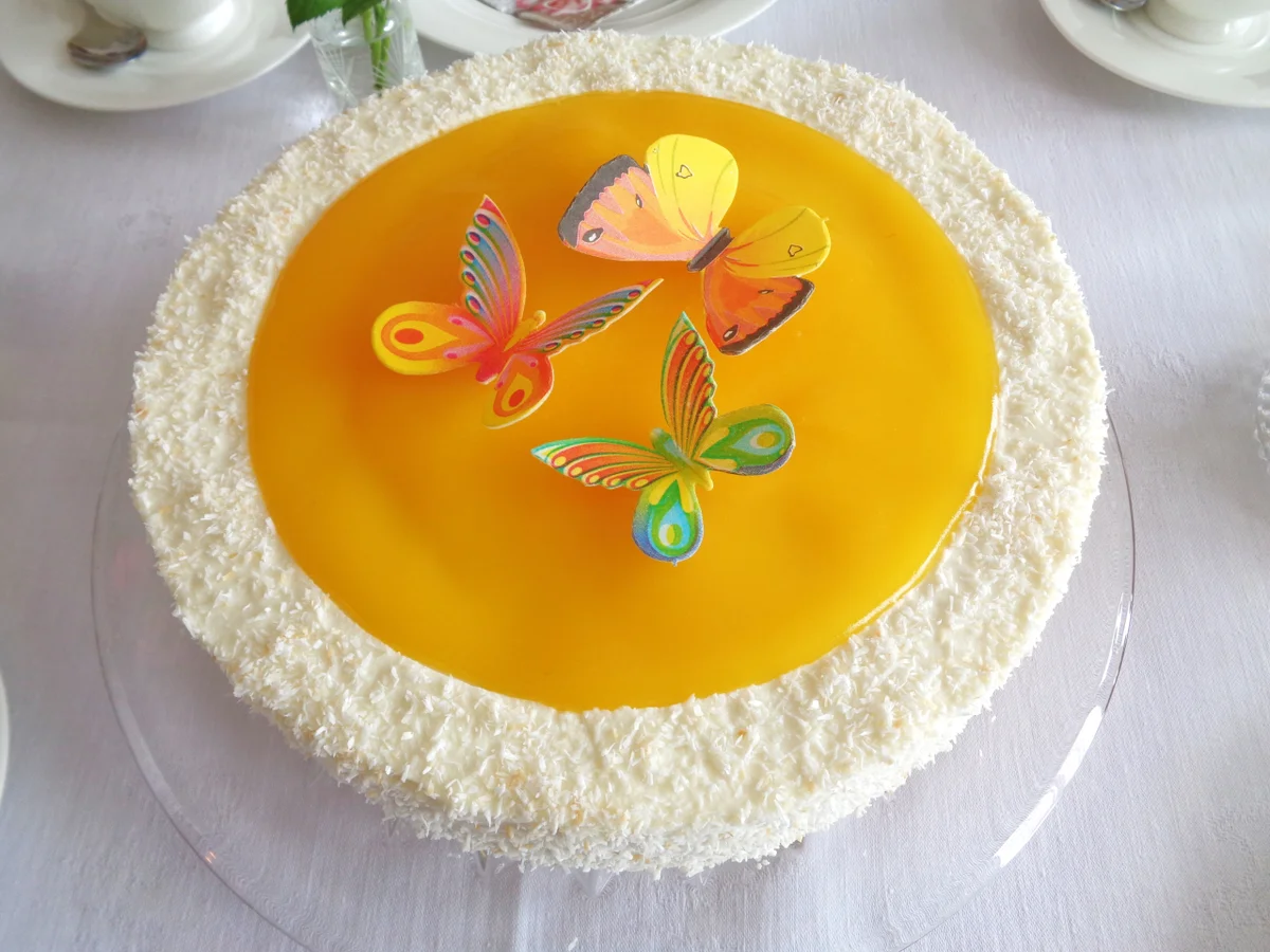 Kokos - Schokoladen - Bananen - Mango - Torte ... - Rezept - Bild Nr. 2705