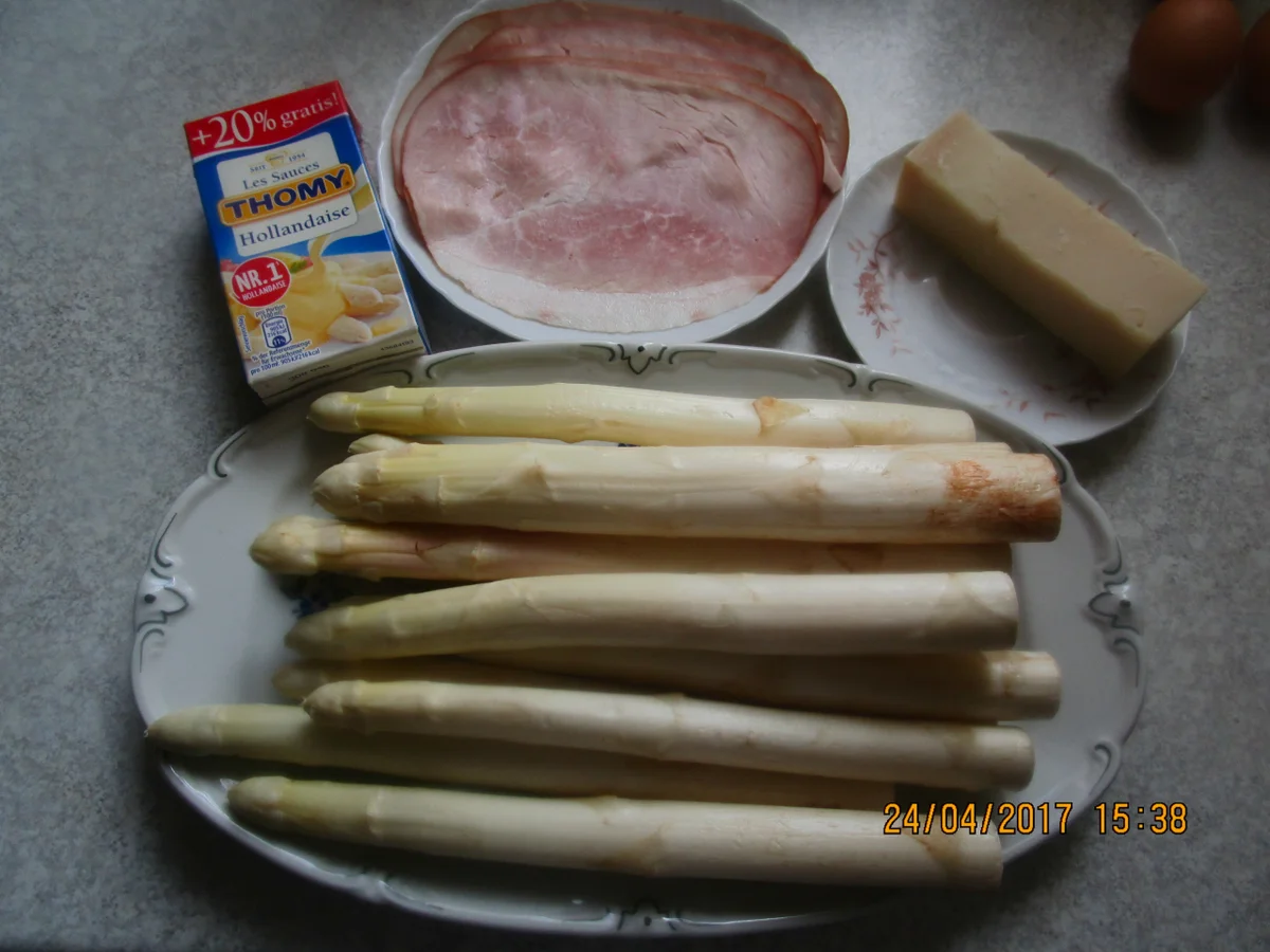 Rezept: Spargel-Schinken-Pfannkuchen mit Käse überbacken Bild Nr. 2695 Spargel-Schinken-Pfannkuchen mit Käse überbacken - Rezept - Bild Nr. 2695