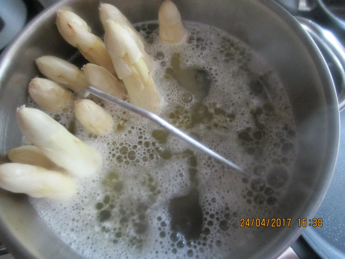 Rezept: Spargel-Schinken-Pfannkuchen mit Käse überbacken Bild Nr. 2705 Spargel-Schinken-Pfannkuchen mit Käse überbacken - Rezept - Bild Nr. 2705