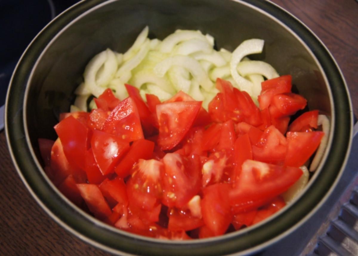 Tomaten-Gurken-Salat mit Honig-Balsamico-Vinaigrette - Rezept - Bild Nr. 2698