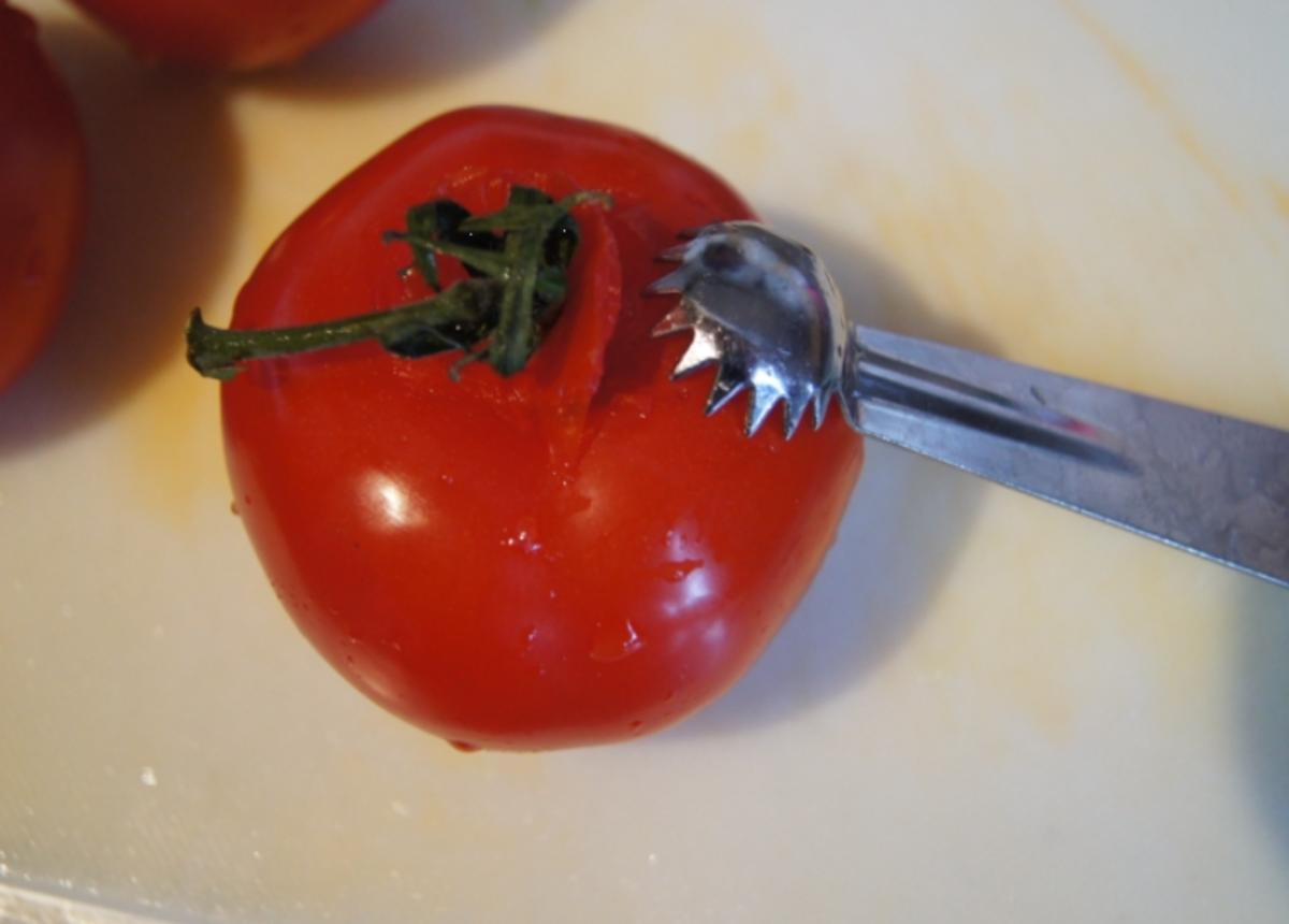 Tomaten-Gurken-Salat mit Honig-Balsamico-Vinaigrette - Rezept - Bild Nr. 2699