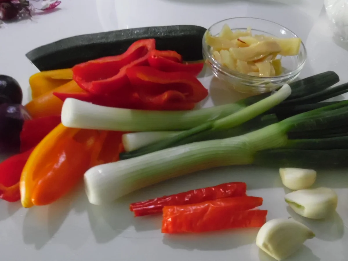 Rezept: Hackbällchen in Wok-Gemüse, asiatisch-scharf Bild Nr. 2724 Hackbällchen in Wok-Gemüse, asiatisch-scharf - Rezept - Bild Nr. 2724