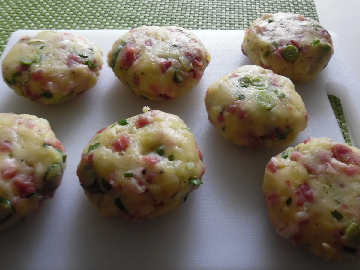 Kartoffel-Käse-Schinken-Pflanzerl - Rezept - Bild Nr. 4