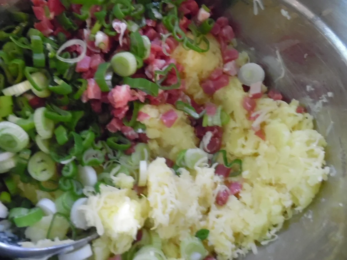 Kartoffel-Käse-Schinken-Pflanzerl - Rezept - Bild Nr. 5