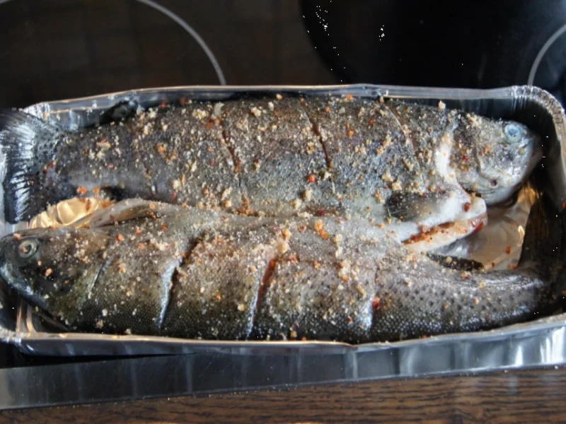 Spargel mit Regenbogenforelle - Rezept - Bild Nr. 2762