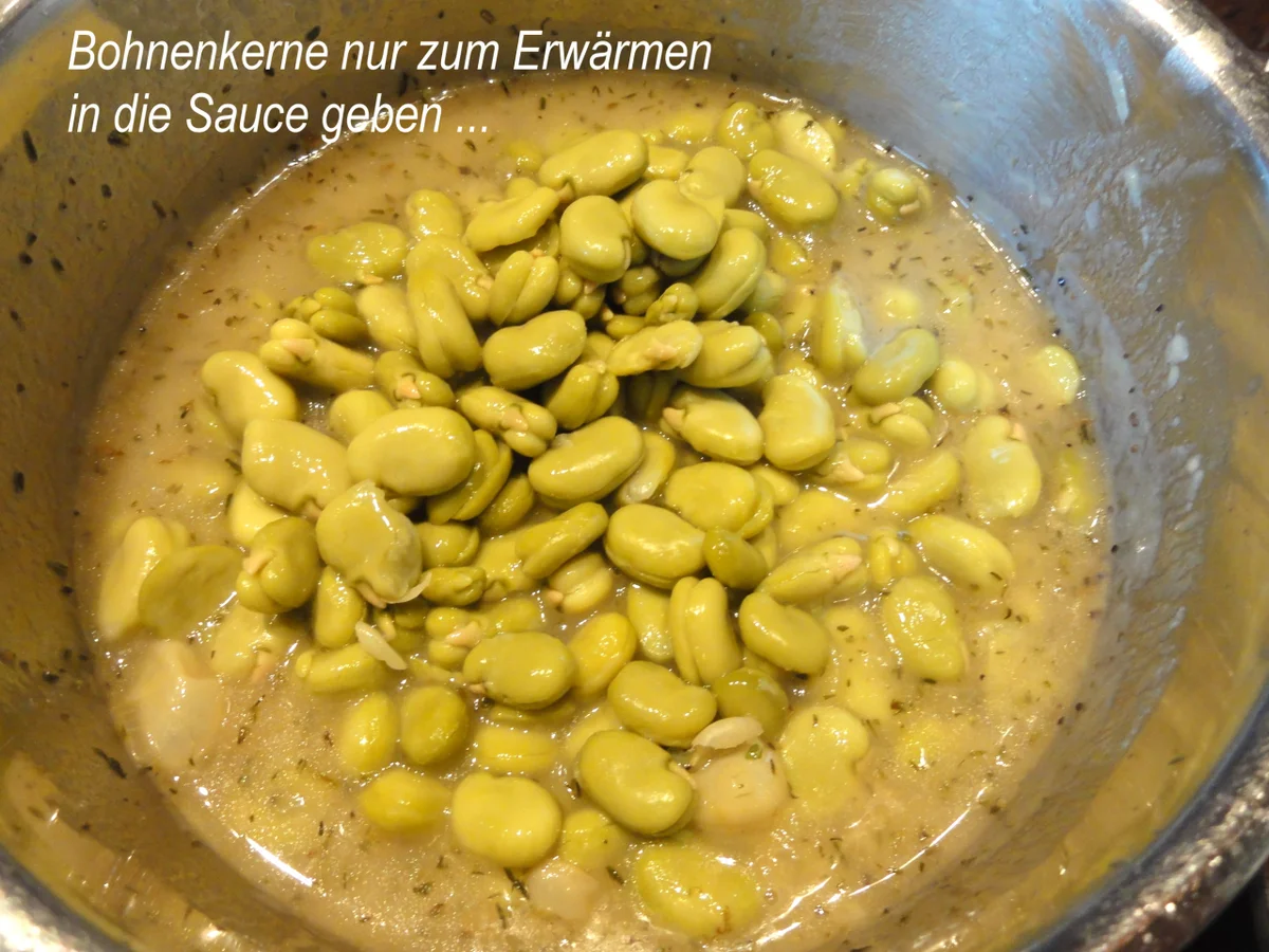 Rezept: Gemüse: JUNGE BOHNENKERNE, herzhaft Bild Nr. 2776 Gemüse: JUNGE BOHNENKERNE, herzhaft - Rezept - Bild Nr. 2776