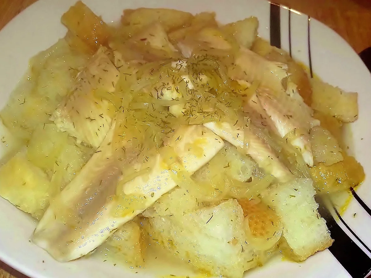 Rezept: Fischsuppe mit Regenbogenforelle nach Mama´s Art Bild Nr. 2793 Fischsuppe mit Regenbogenforelle nach Mama´s Art - Rezept - Bild Nr. 2793