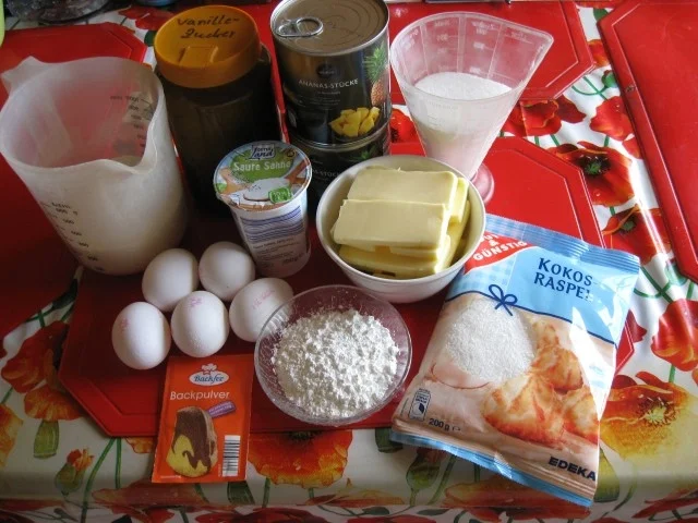 Ananas Rührkuchen - Rezept - Bild Nr. 2788