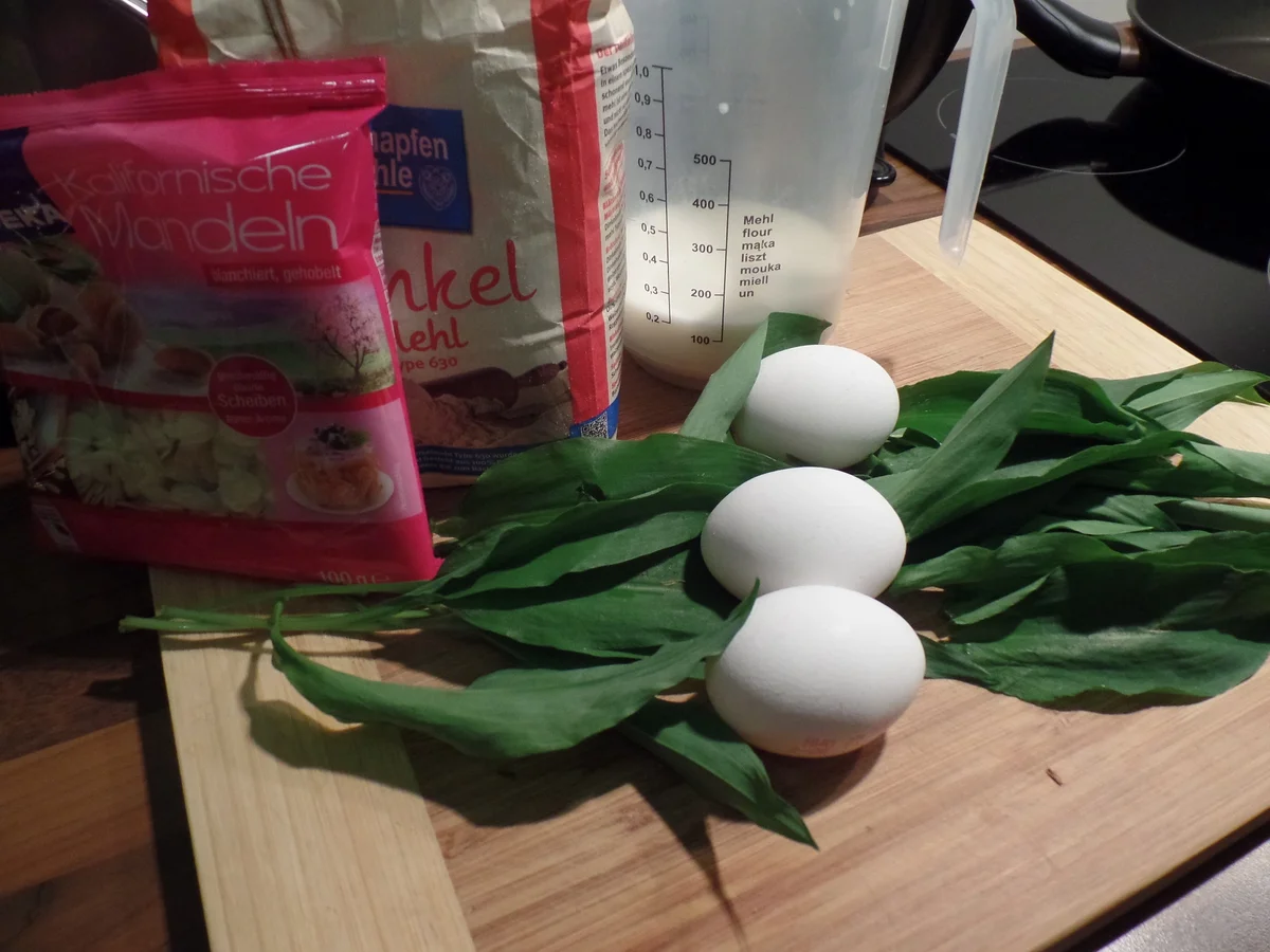 Bärlauch-Pfannkuchen - Rezept - Bild Nr. 2788