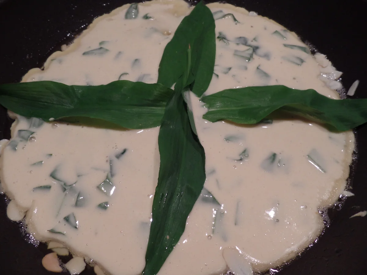 Bärlauch-Pfannkuchen - Rezept - Bild Nr. 2792