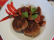 Schabemett-Frikadellen mit Karamellisierten-Möhren - Rezept - Bild Nr. 2791