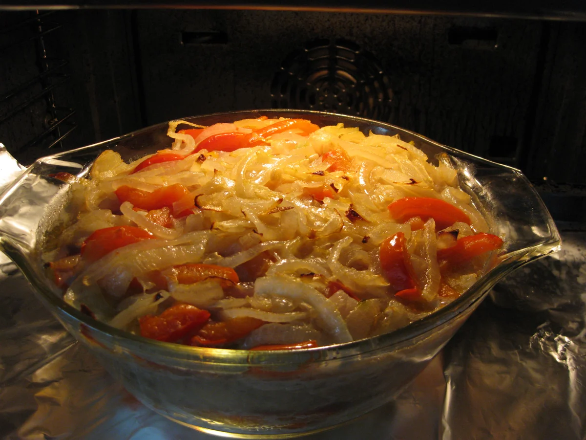 Zwiebel-Paprika-Hackfleisch Auflauf - Rezept - Bild Nr. 2788