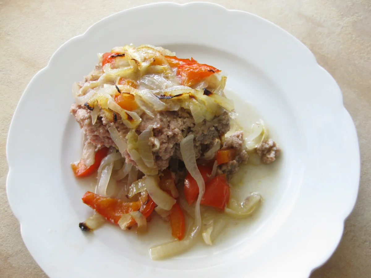 Zwiebel-Paprika-Hackfleisch Auflauf - Rezept - Bild Nr. 2790