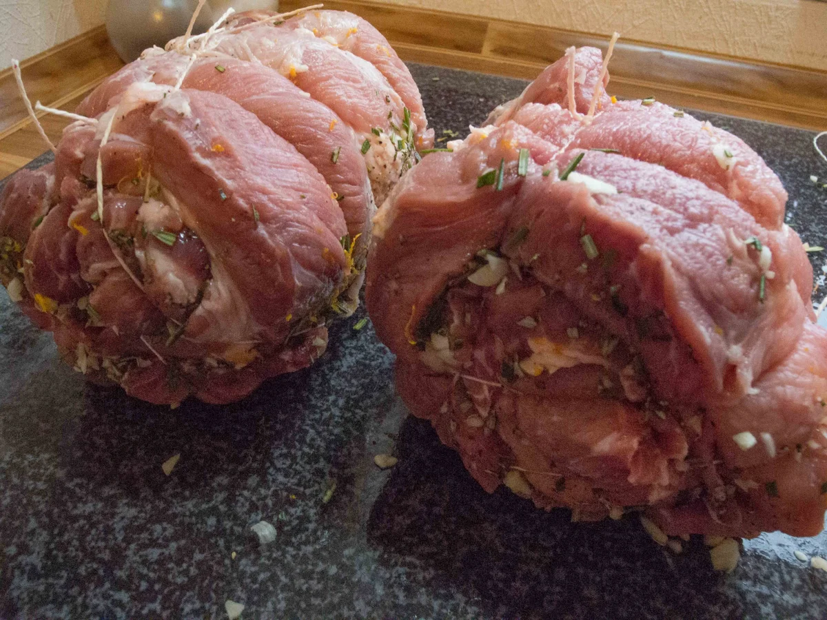 "Porchetta" mit Gemüse und Pappardelle - Rezept - Bild Nr. 8