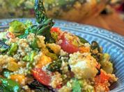 Couscoussalat mit gebratenem grünen Spargel - Rezept - Bild Nr. 2