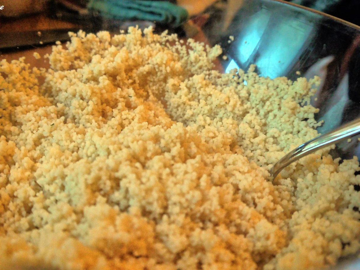 Rezept: Couscoussalat mit gebratenem grünen Spargel Bild Nr. 3 Couscoussalat mit gebratenem grünen Spargel - Rezept - Bild Nr. 3