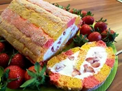 Mazu12 Erdbeer-Quark-Biskuitrolle Rezept - Rezept - Bild Nr. 2