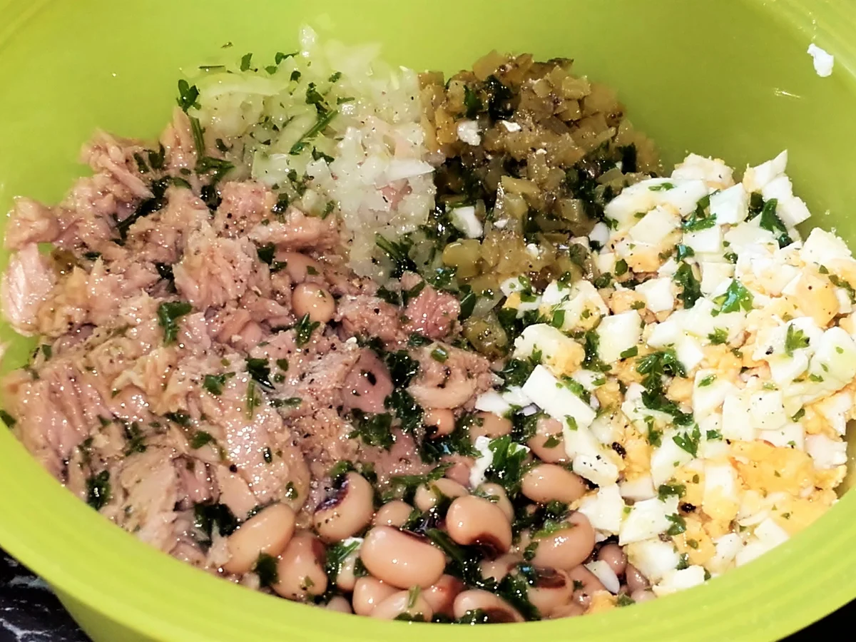 Schwarzaugenbohnen - Salat - Rezept - Bild Nr. 2802