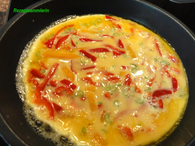 Eier: PAPRIKA ~ OMELETTE - Rezept Mit Bild - Kochbar.de