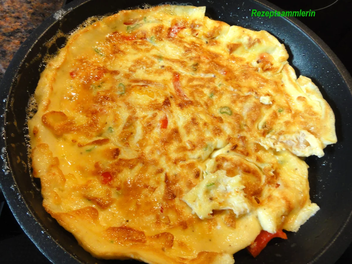 Rezept: Eier: PAPRIKA ~ OMELETTE Bild Nr. 2802 Eier: PAPRIKA ~ OMELETTE - Rezept - Bild Nr. 2802