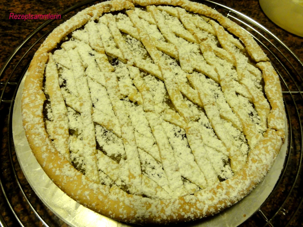 Mürbeteig:   APFELKUCHEN unter Gitter - Rezept - Bild Nr. 2809