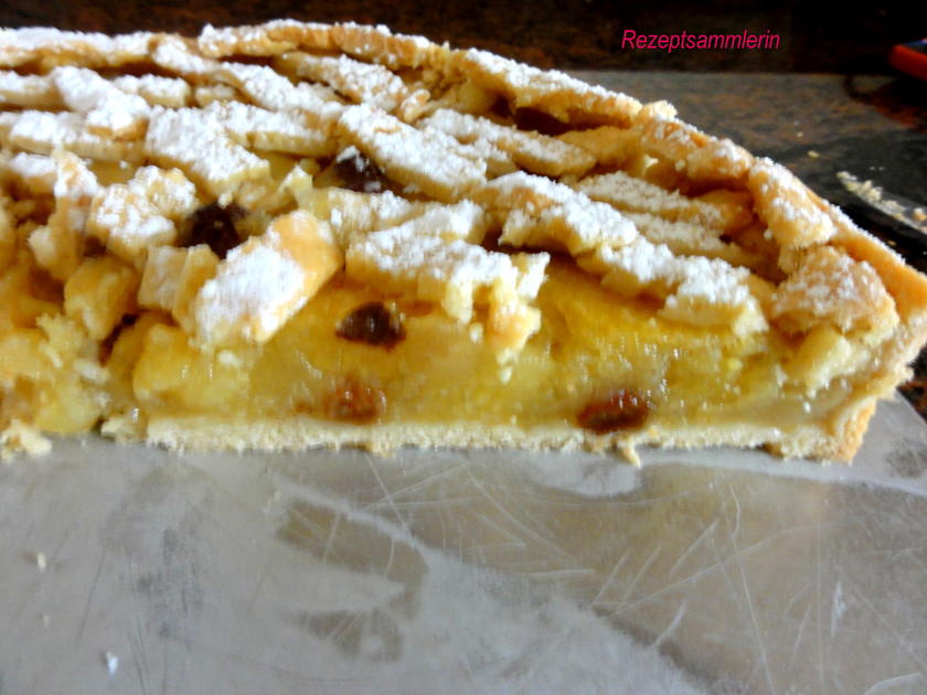 Mürbeteig: APFELKUCHEN unter Gitter - einfach - von Rezeptsammlerin