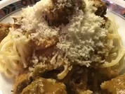 Spaghetti mit Hackbällchen in Tomatensoße - Rezept - Bild Nr. 2801