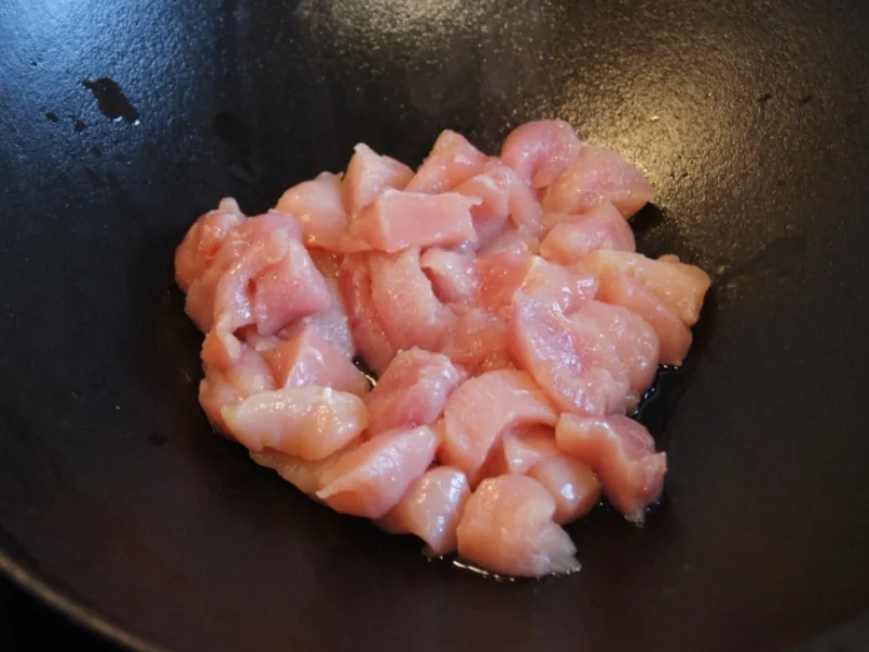 Gemüsecurry mit Hähnchenbrustfilet im Wok und Basmatireis - Rezept - Bild Nr. 2808