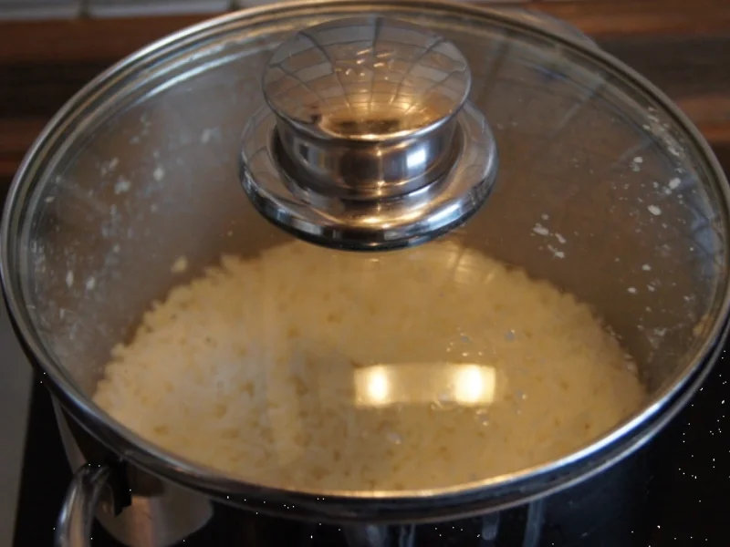 Gemüsecurry mit Hähnchenbrustfilet im Wok und Basmatireis - Rezept - Bild Nr. 2817