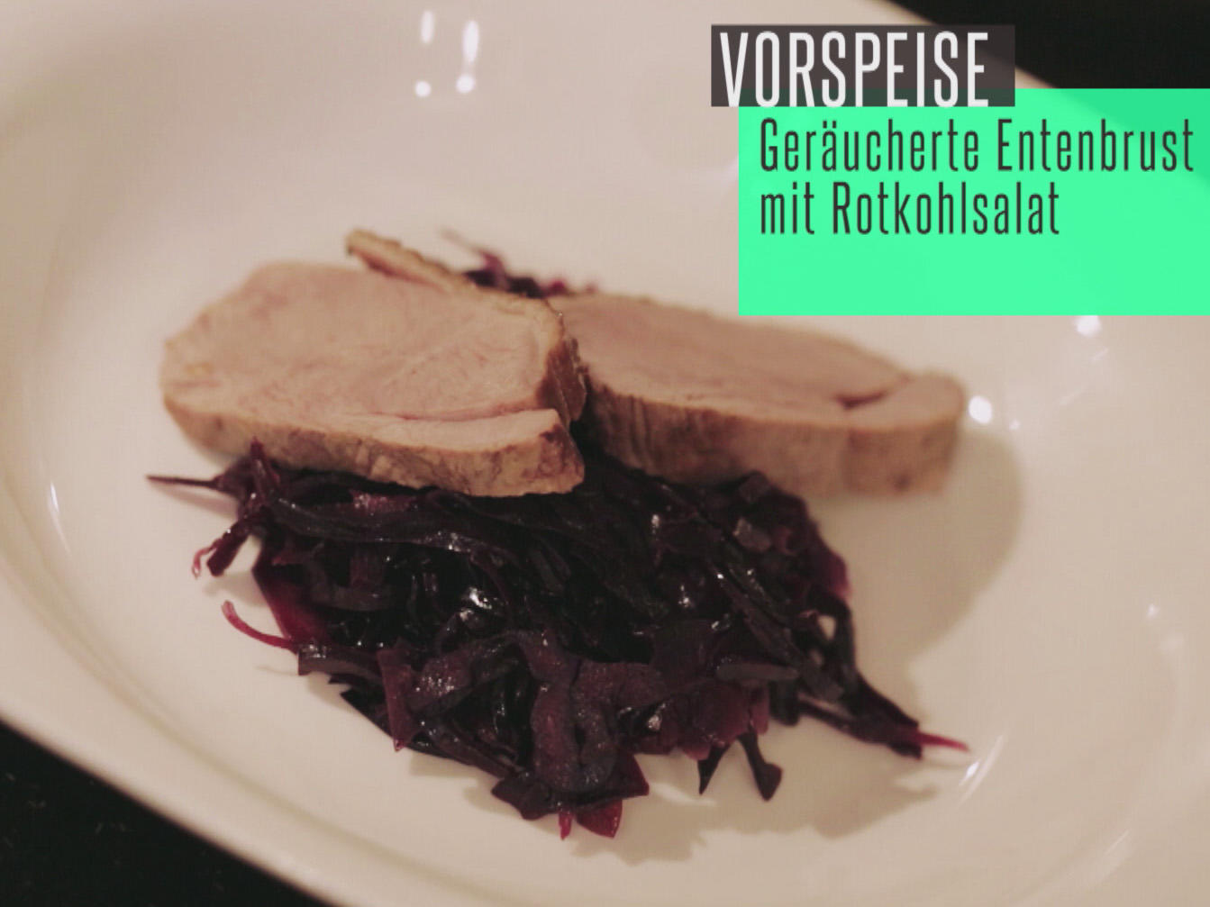 Greicherte Entenbrust an lauwarmem Blaukrautsaload (Rotkohl) - Rezept
Gesendet von Das perfekte Dinner