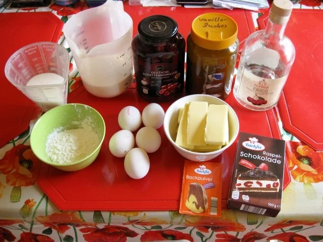 Kirsch Rührkuchen mit Schoko - Rezept - Bild Nr. 2829