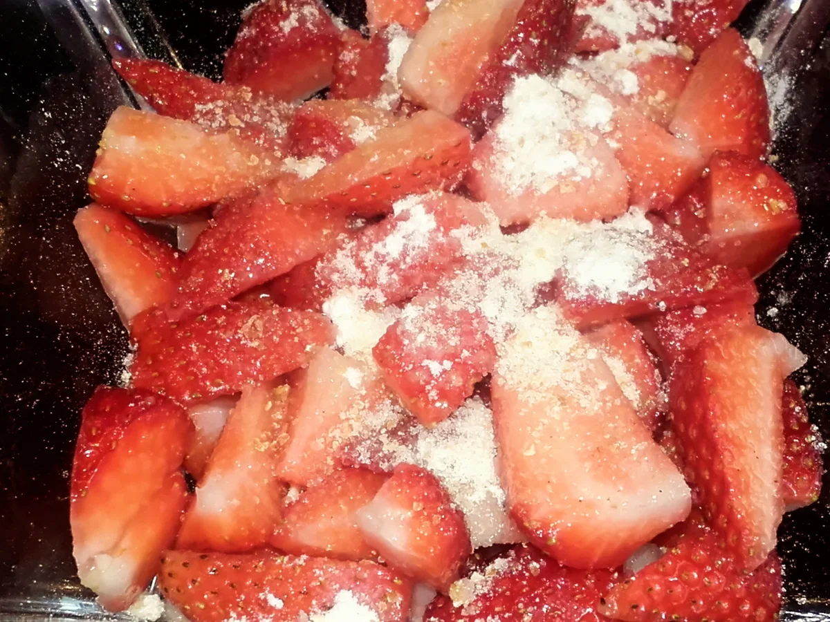 Rezept: Fruchtsalat mit Erdbeer-Banane Bild Nr. 2832 Fruchtsalat mit Erdbeer-Banane - Rezept - Bild Nr. 2832