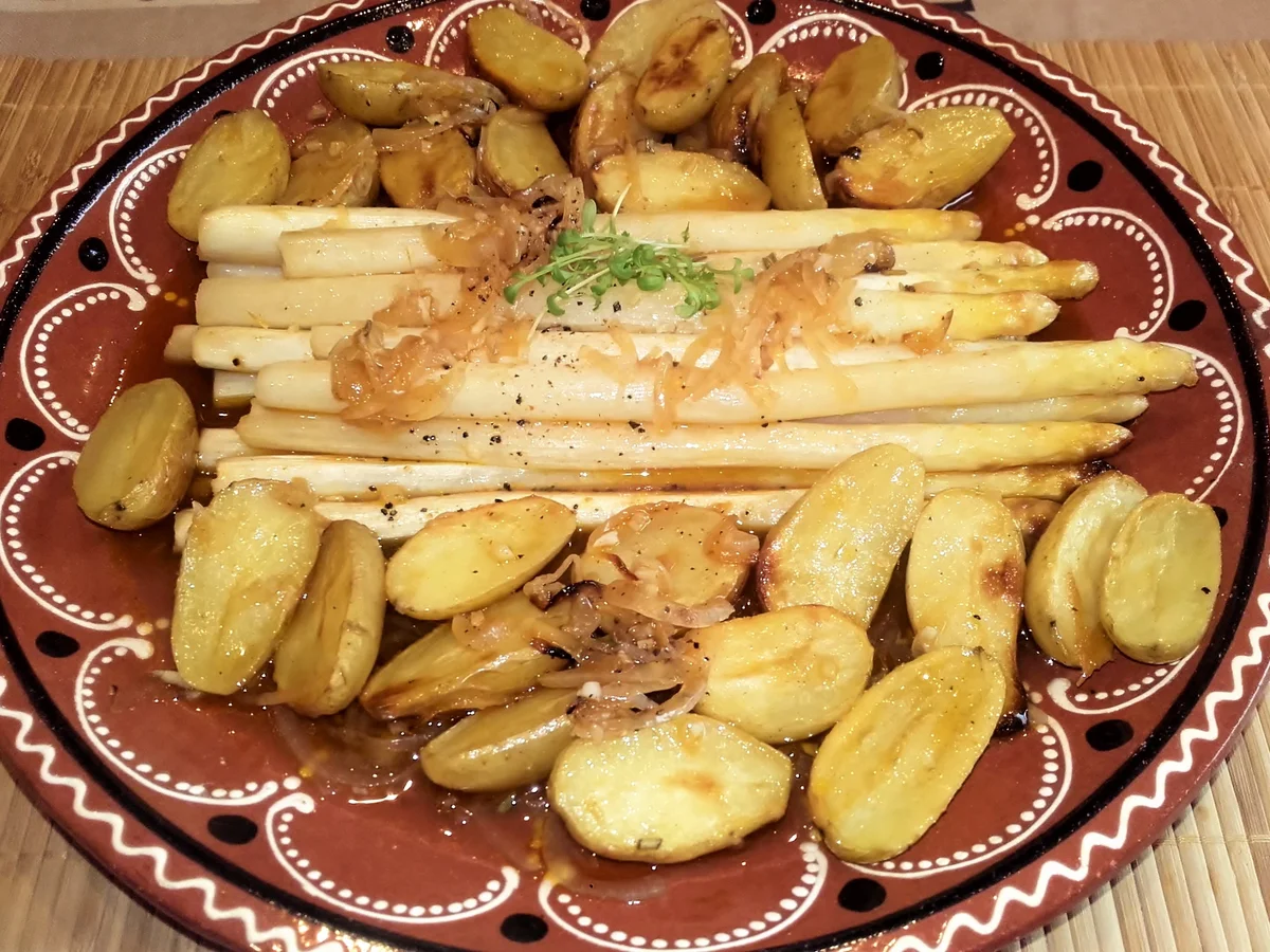 Spargel mit Drillinge aus dem Ofen - Rezept - Bild Nr. 2830