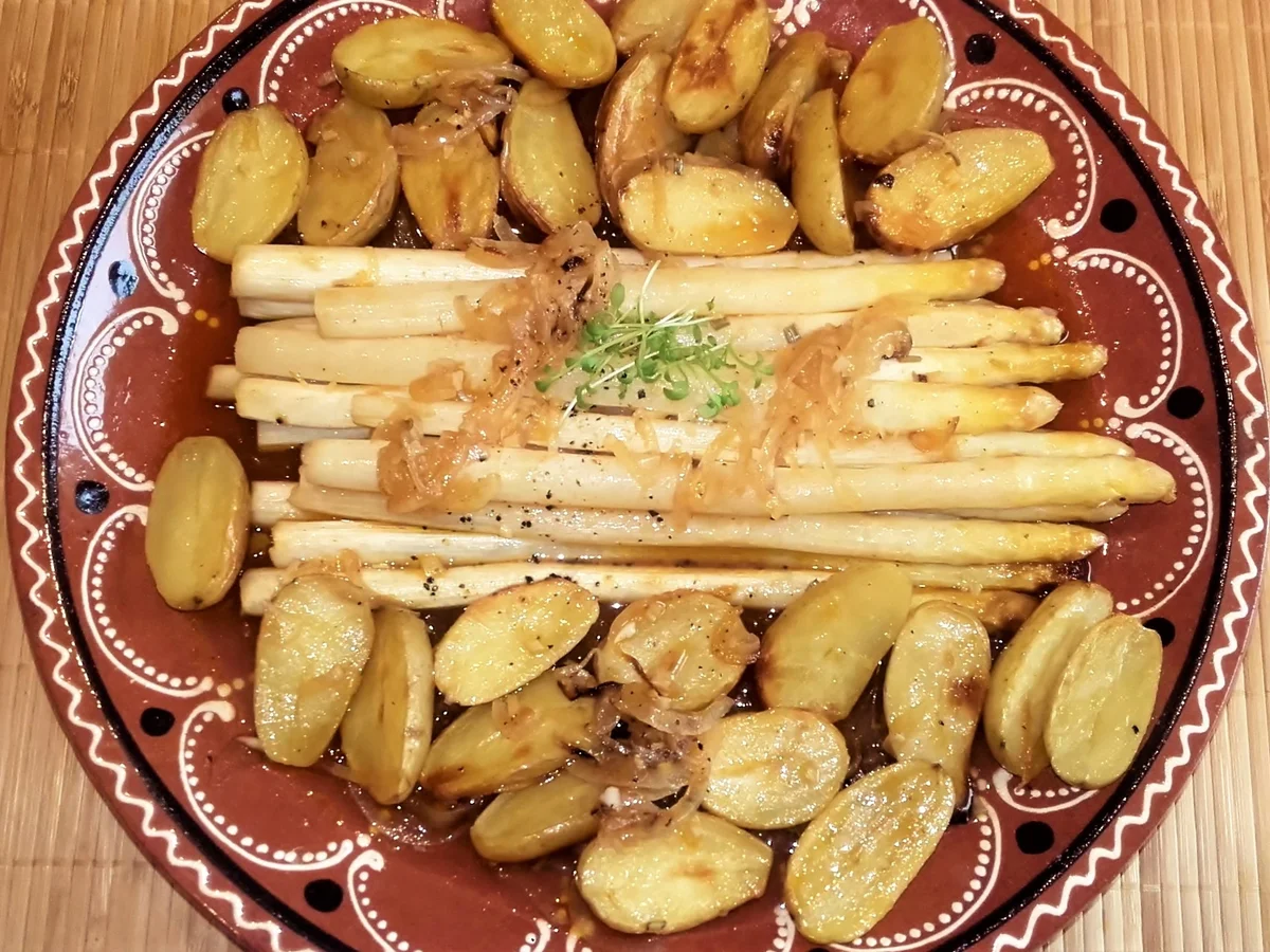 Spargel mit Drillinge aus dem Ofen - Rezept - Bild Nr. 2831