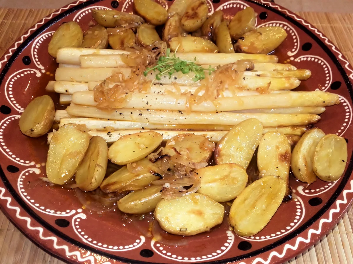 Spargel mit Drillinge aus dem Ofen - Rezept - Bild Nr. 2835
