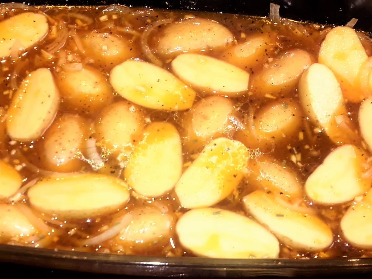 Spargel mit Drillinge aus dem Ofen - Rezept - Bild Nr. 2837