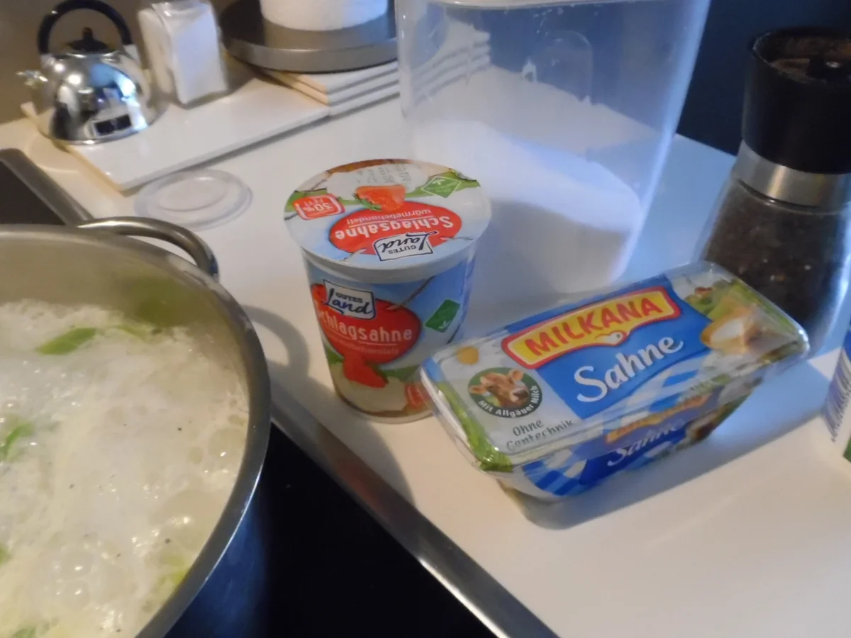 "Lauch-Cannelloni" auf Lauch-Creme - Rezept - Bild Nr. 2838