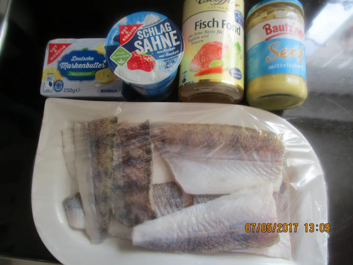 Rezept: Zanderfilet in Wein-Sahne-Sauce Bild Nr. 2857 Zanderfilet in Wein-Sahne-Sauce - Rezept - Bild Nr. 2857