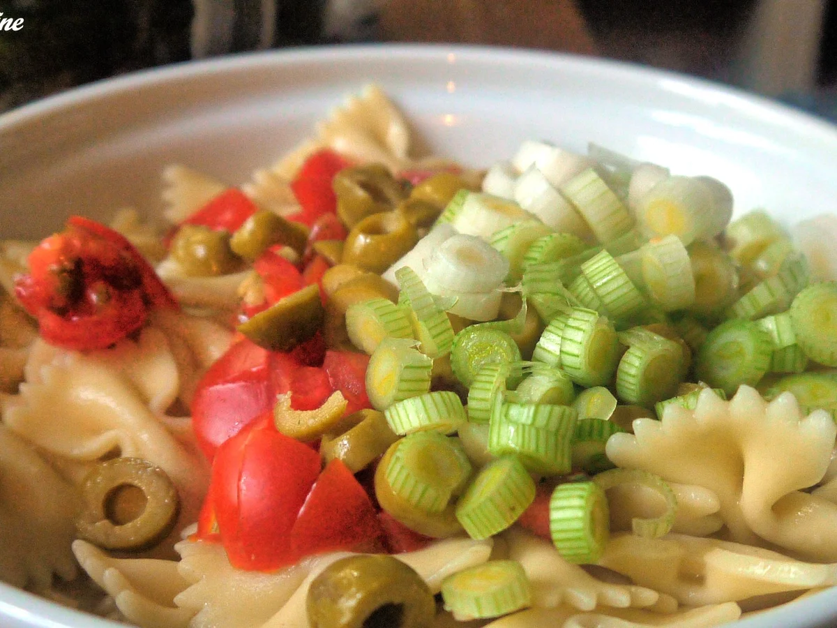 Pasta-Salat mit grünem Spargel - Rezept - Bild Nr. 2891